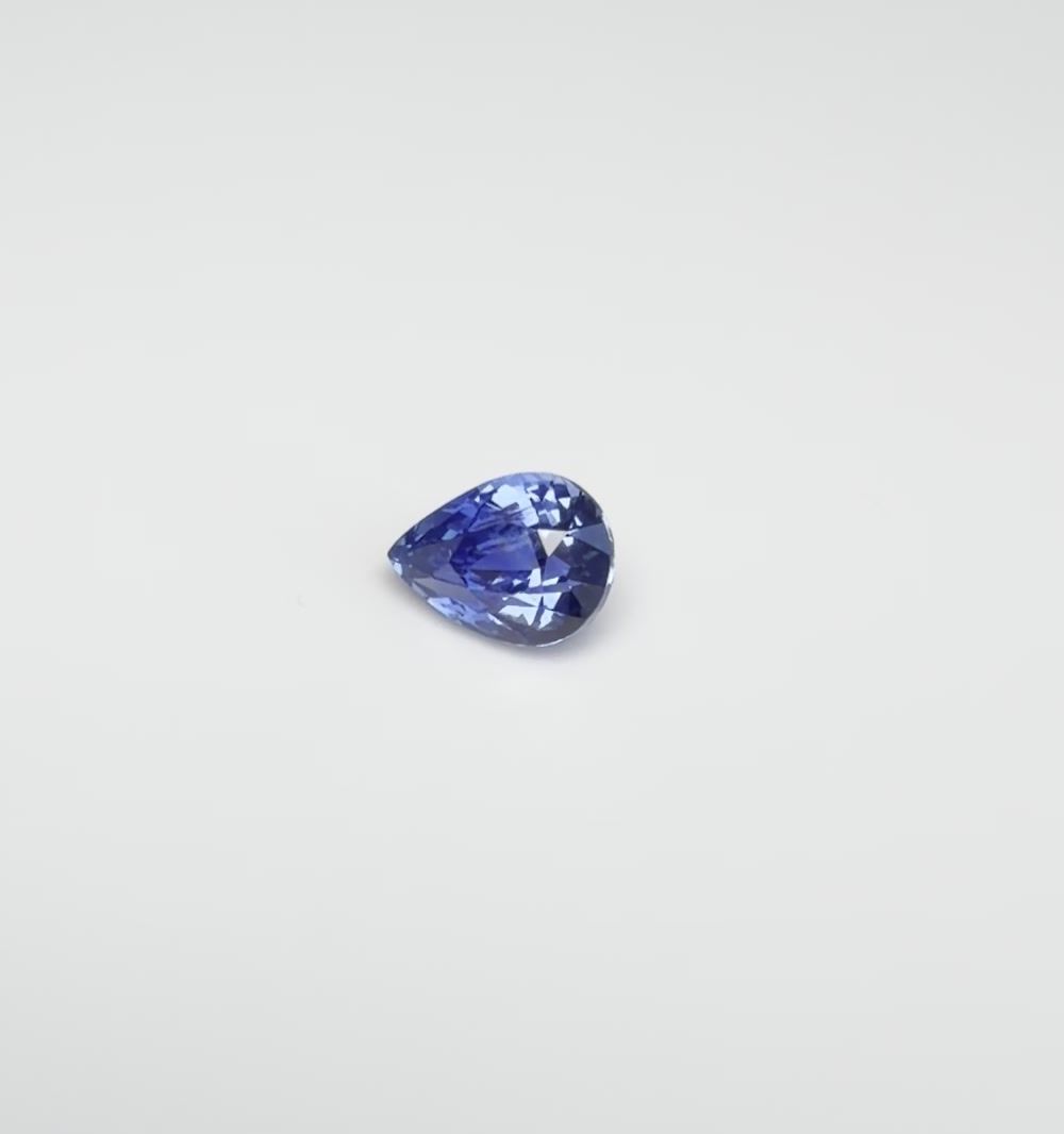 1.07 Carat Pear Shape Sapphire Gemstone 1.07 Carat Pear Shape Sapphire Gemstone