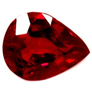 0.55 Karat Tropfen Form Ruby Gemstone 0.55 Karat Tropfen Form Ruby Gemstone