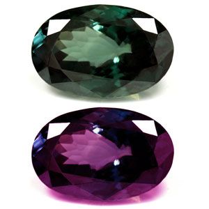3.65 Karat Oval Form Alexandrite Gemstone 3.65 Karat Oval Form Alexandrite Gemstone