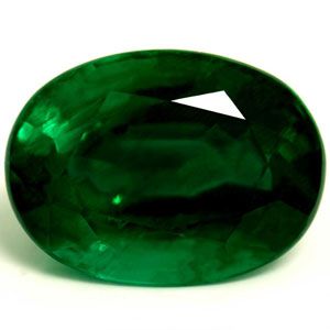 4.9 Karat Oval Form Emerald Gemstone 4.9 Karat Oval Form Emerald Gemstone