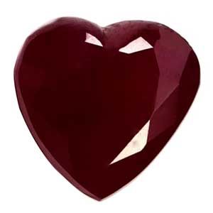 1.49 Karat Herz Form Ruby Gemstone 1.49 Karat Herz Form Ruby Gemstone