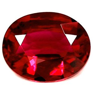 0.61 Karat Oval Form Ruby Gemstone 0.61 Karat Oval Form Ruby Gemstone