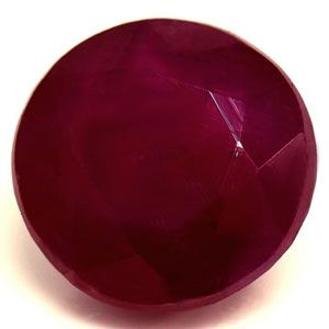 1.17 Karat Brillant Form Ruby Gemstone 1.17 Karat Brillant Form Ruby Gemstone