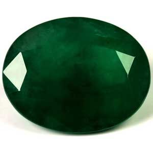 6.56 Karat Oval Form Emerald Gemstone 6.56 Karat Oval Form Emerald Gemstone