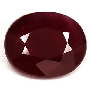 2.34 Karat Oval Form Ruby Gemstone 2.34 Karat Oval Form Ruby Gemstone