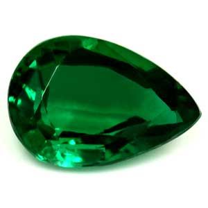 1.21 Karat Tropfen Form Emerald Gemstone 1.21 Karat Tropfen Form Emerald Gemstone