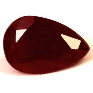 0.93 Karat Tropfen Form Ruby Gemstone 0.93 Karat Tropfen Form Ruby Gemstone