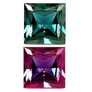 0.41 Karat Quadrat Form Alexandrite Gemstone 0.41 Karat Quadrat Form Alexandrite Gemstone