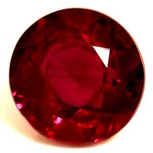 0.76 Carat Round Shape Ruby Gemstone 0.76 Carat Round Shape Ruby Gemstone