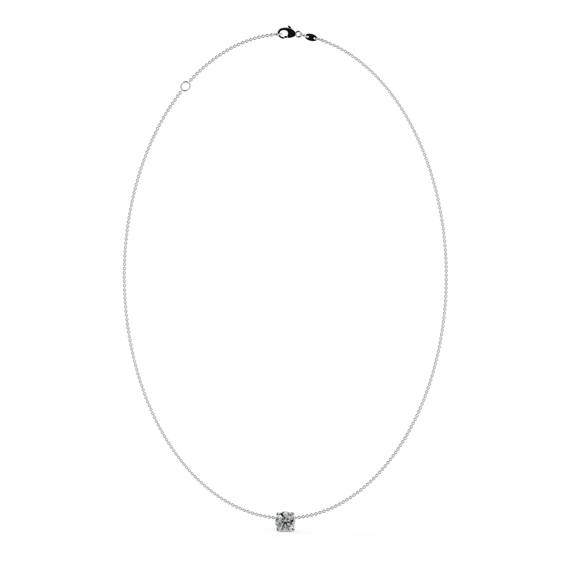 white gold - round white gold - round