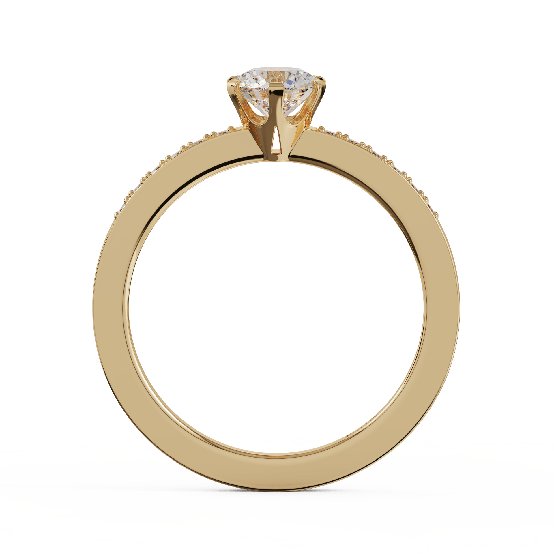 yellow gold - round yellow gold - round