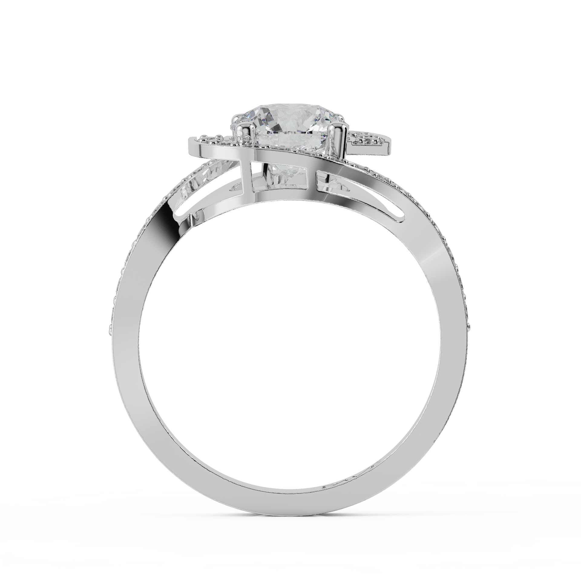 white gold - round white gold - round