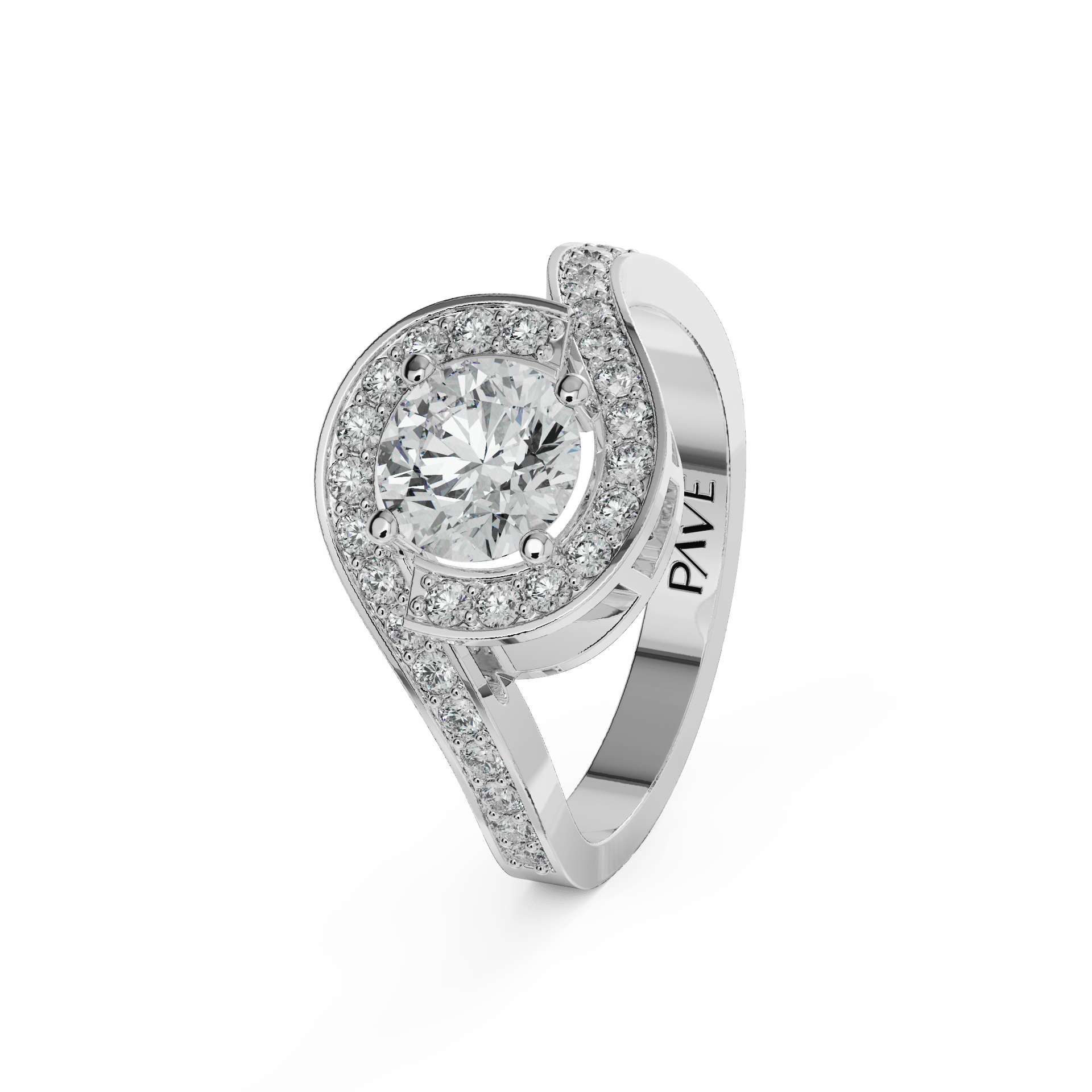 white gold - round white gold - round