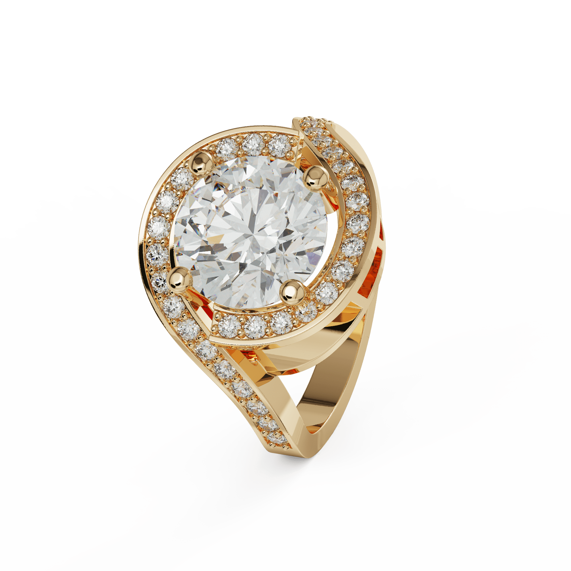 yellow gold - round yellow gold - round