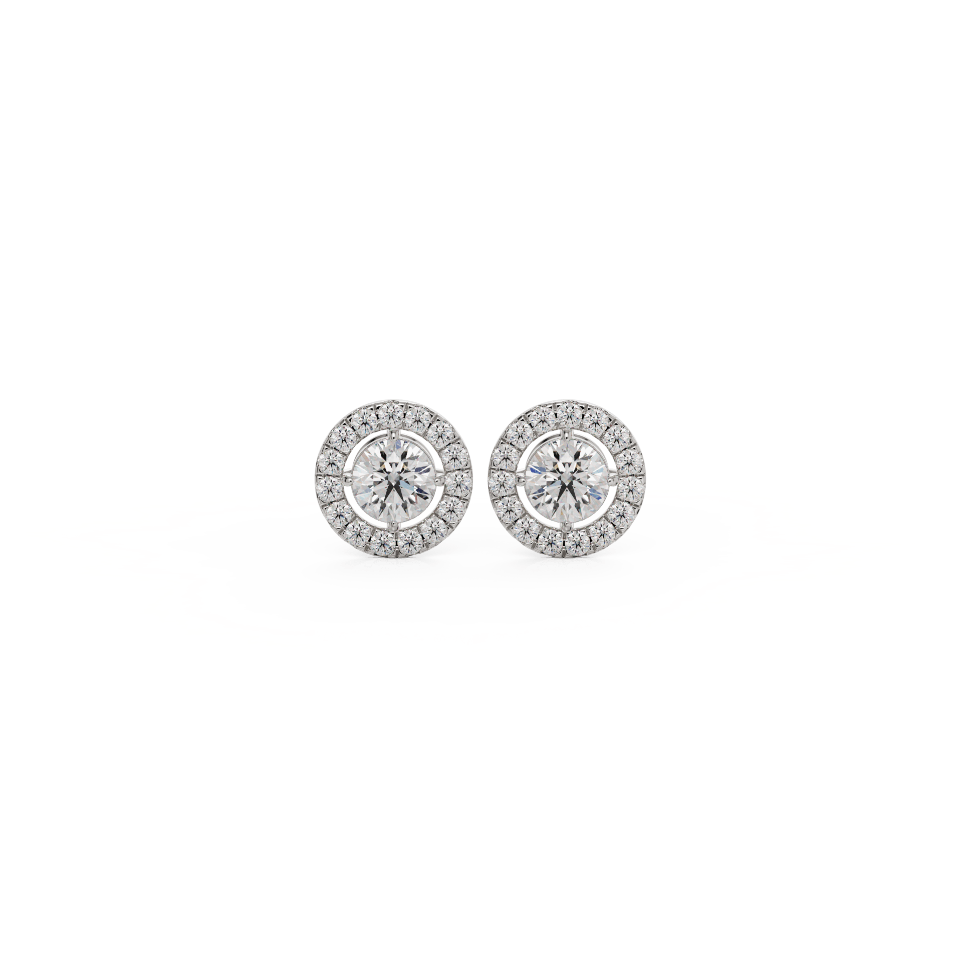 white gold - round white gold - round