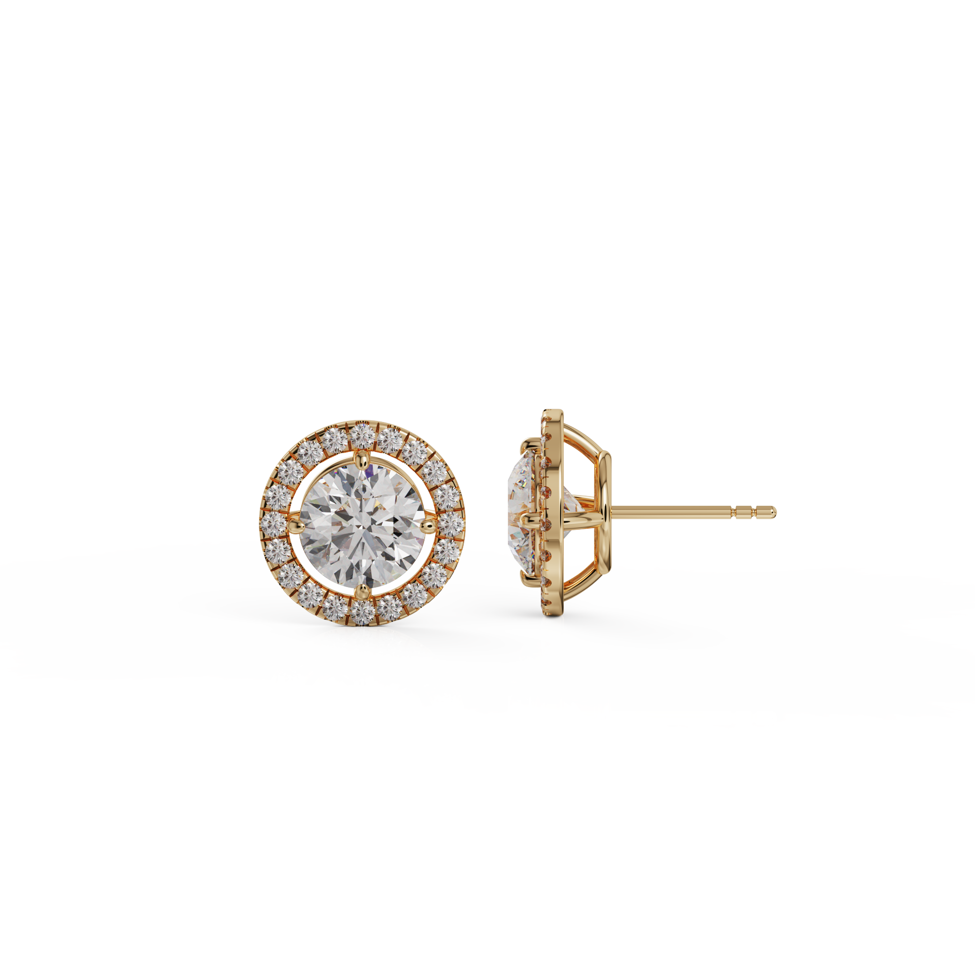 yellow gold - round yellow gold - round