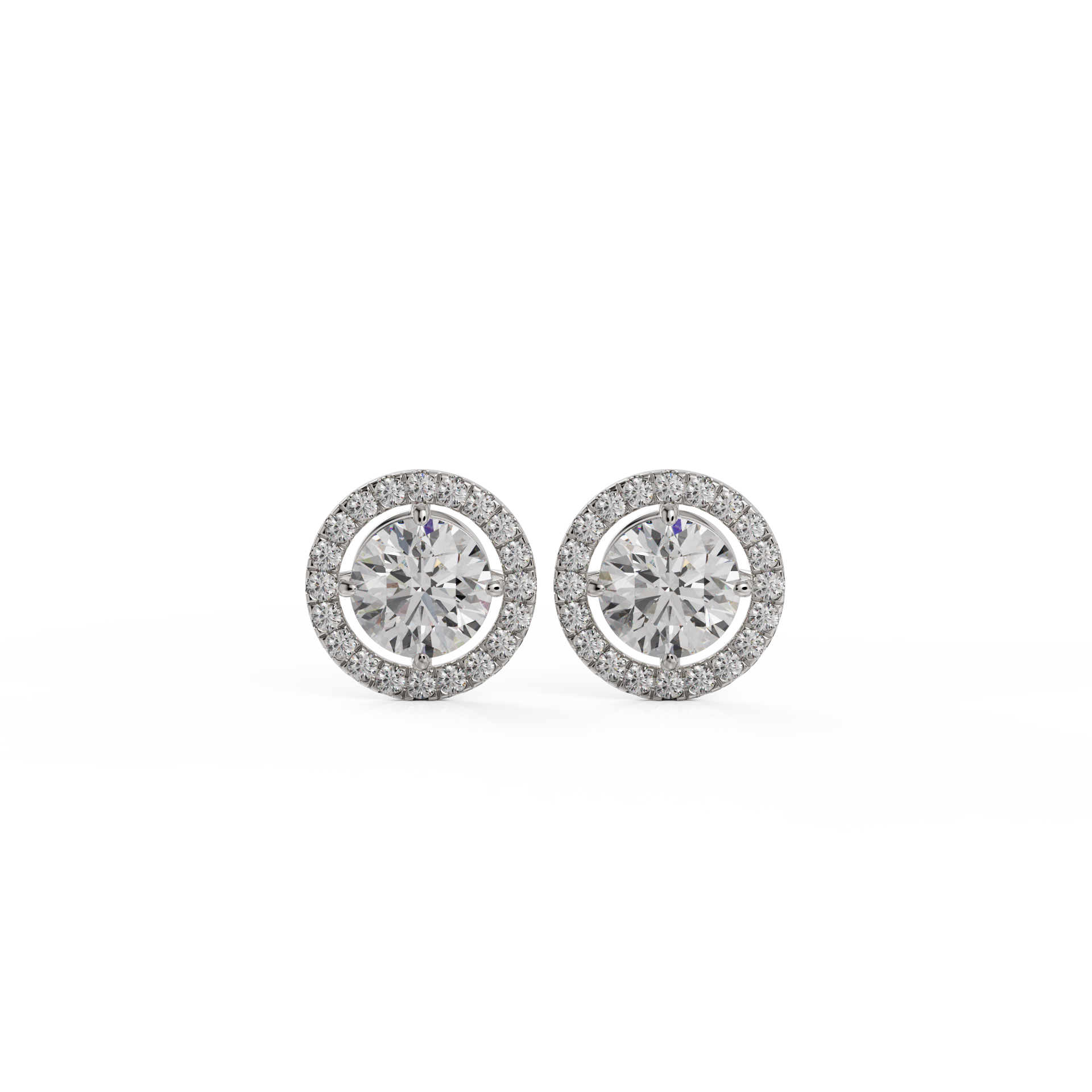 white gold - round white gold - round
