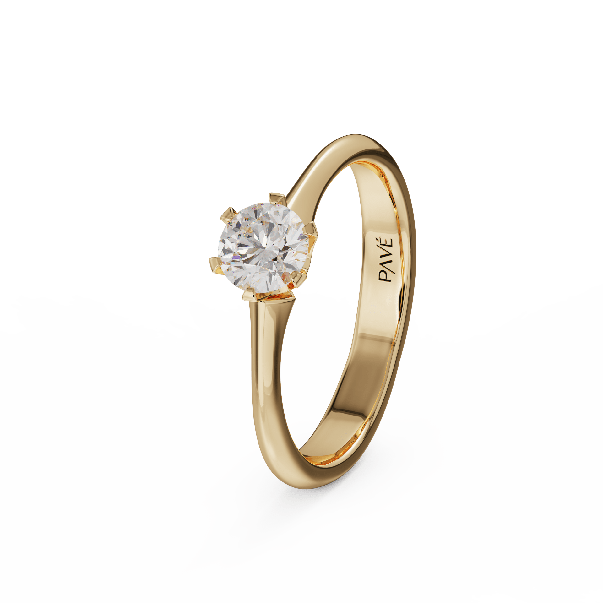 yellow gold - round yellow gold - round