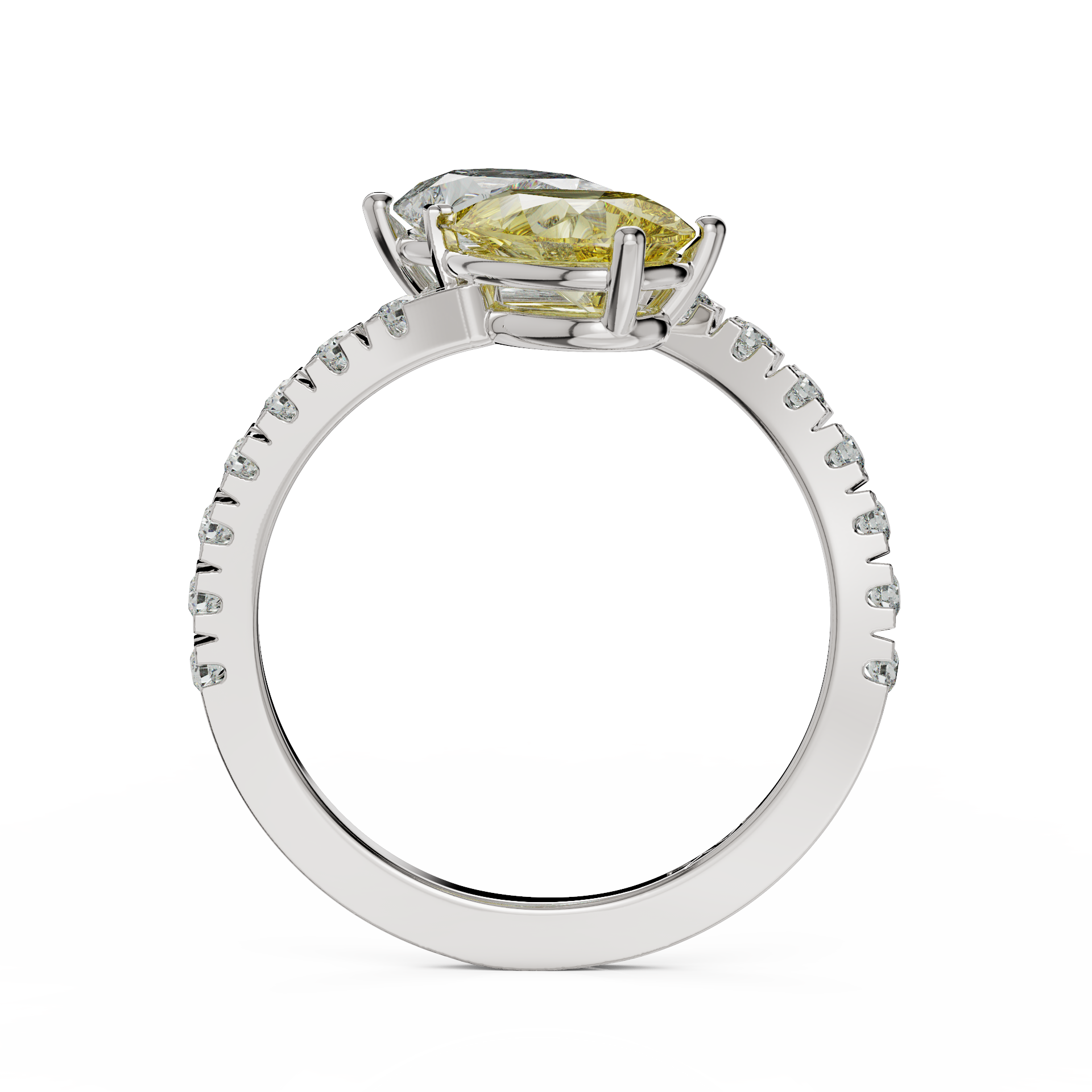 white gold - round white gold - round