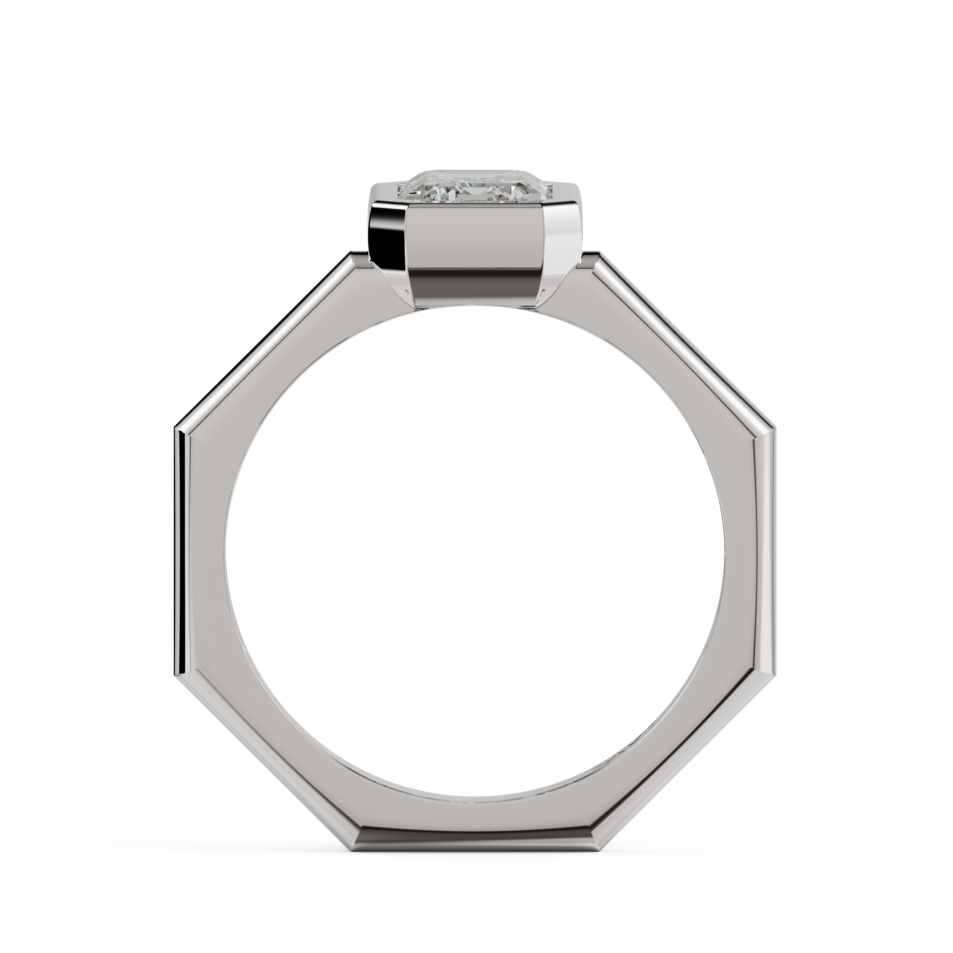 white gold - emerald white gold - emerald