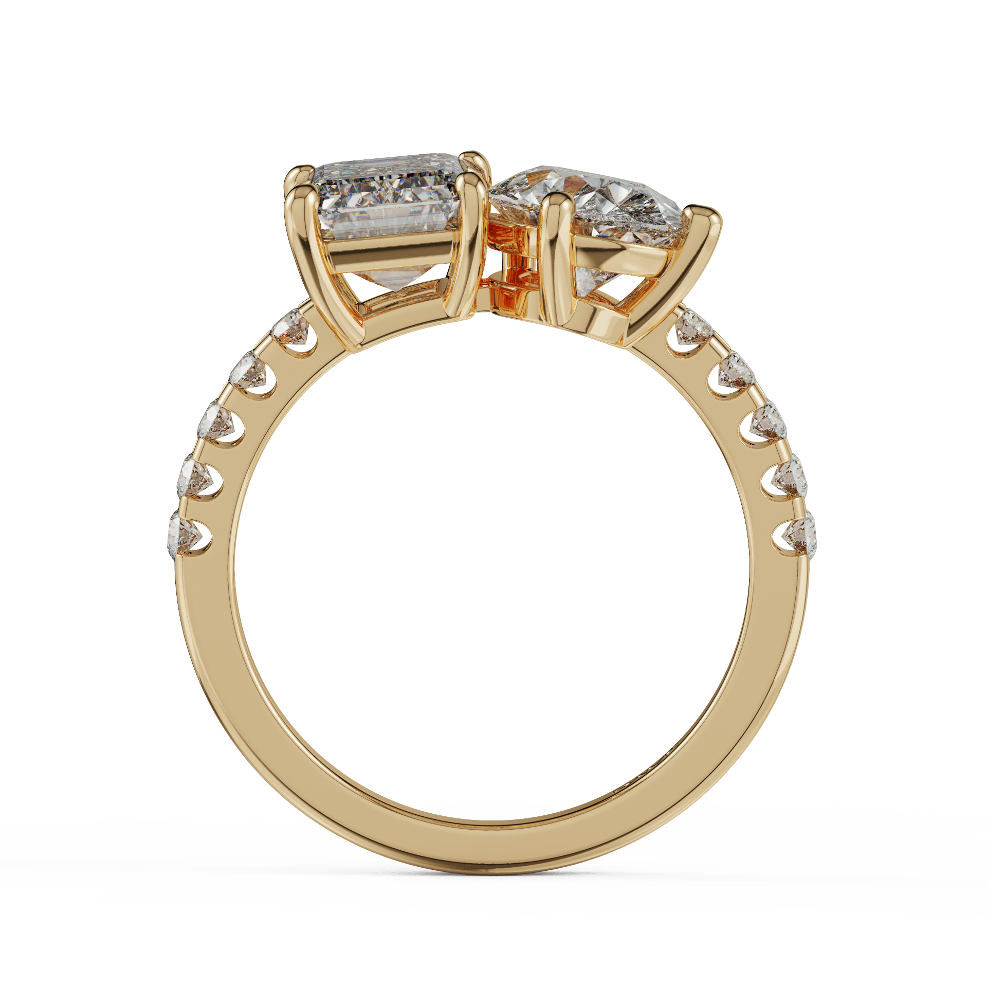 yellow gold - round yellow gold - round