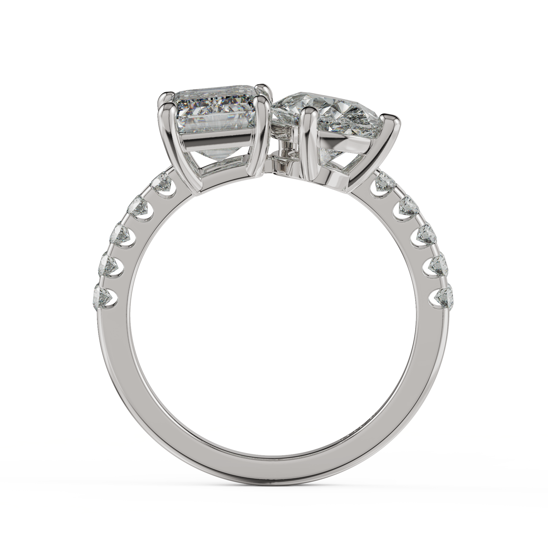 white gold - round white gold - round