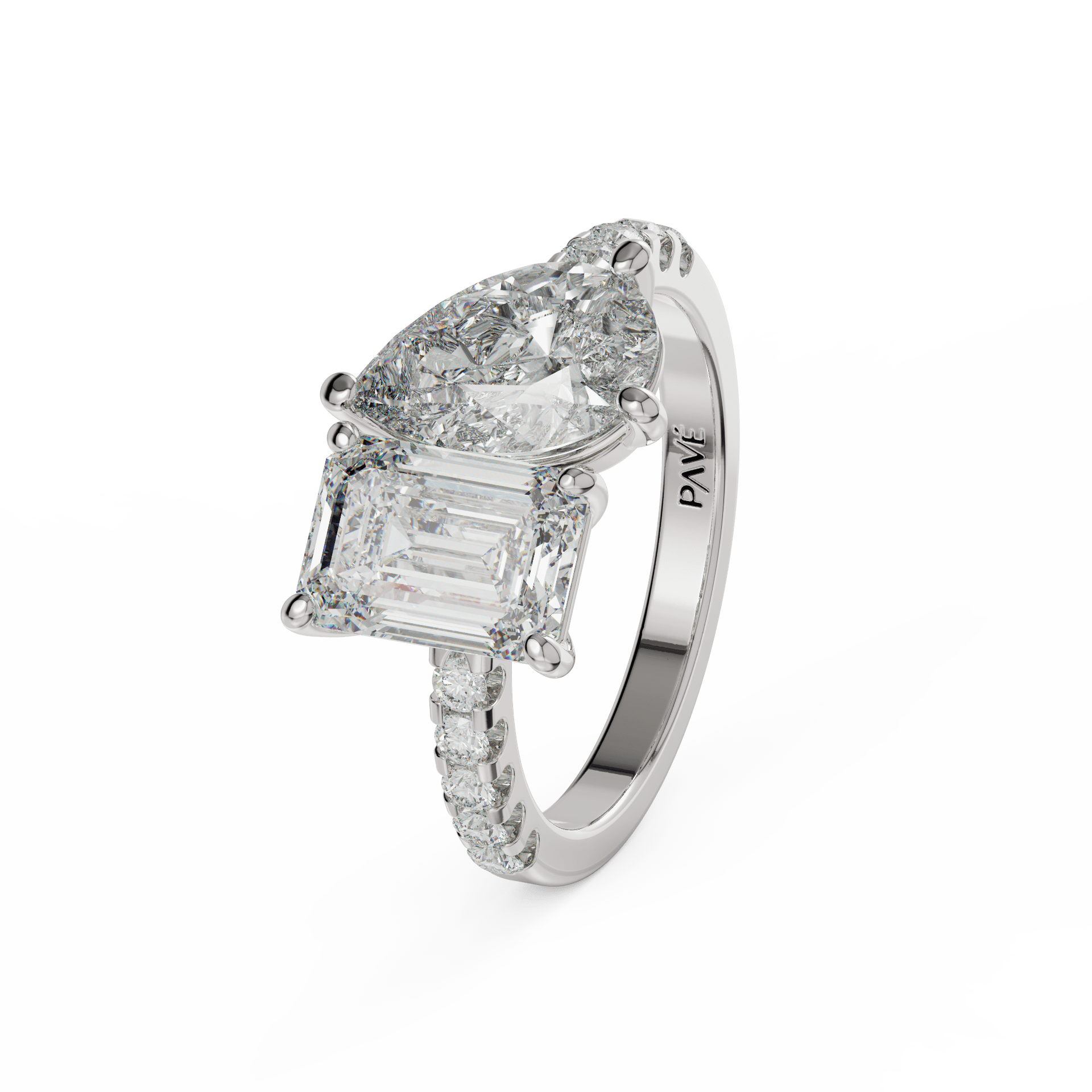 white gold - round white gold - round