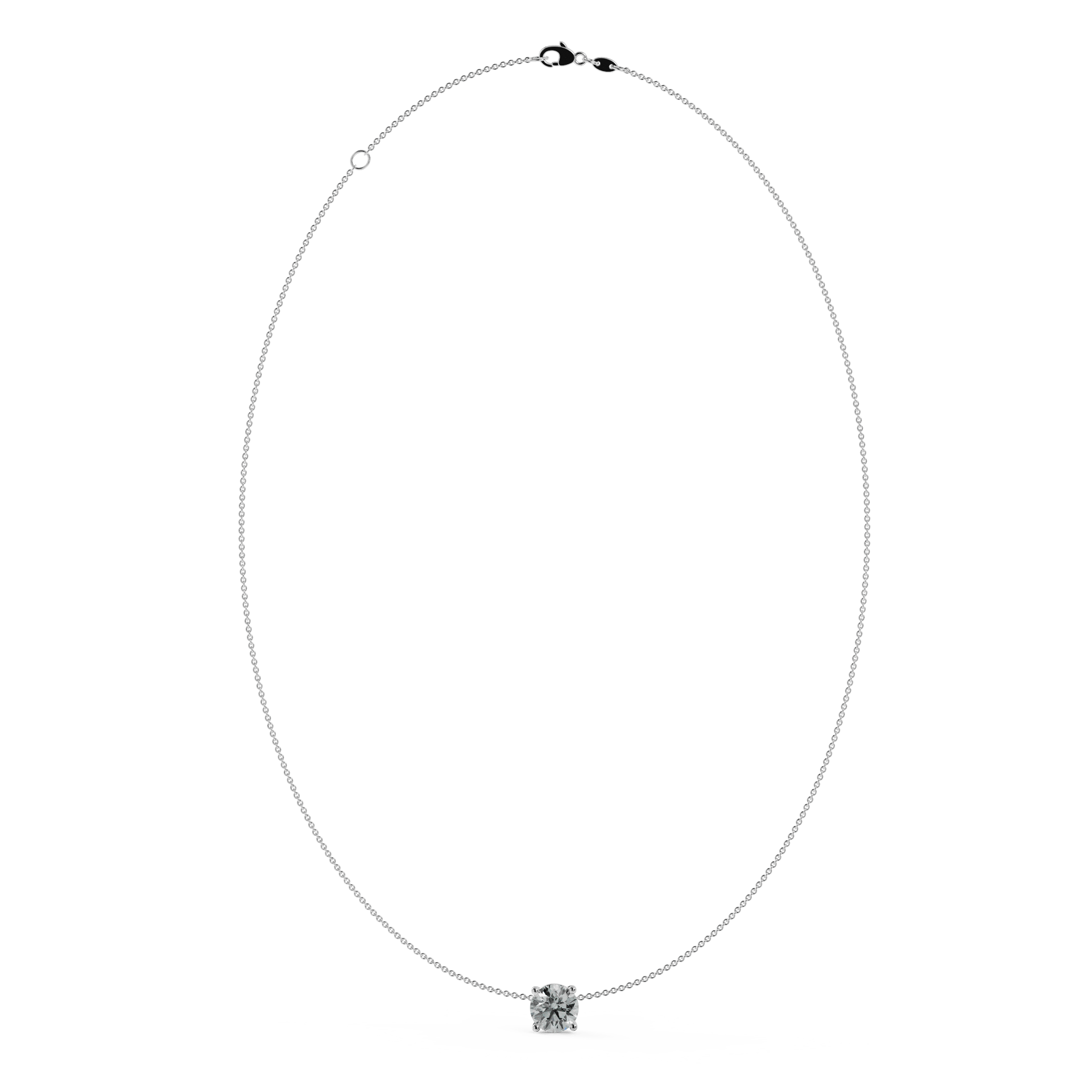 white gold - round white gold - round