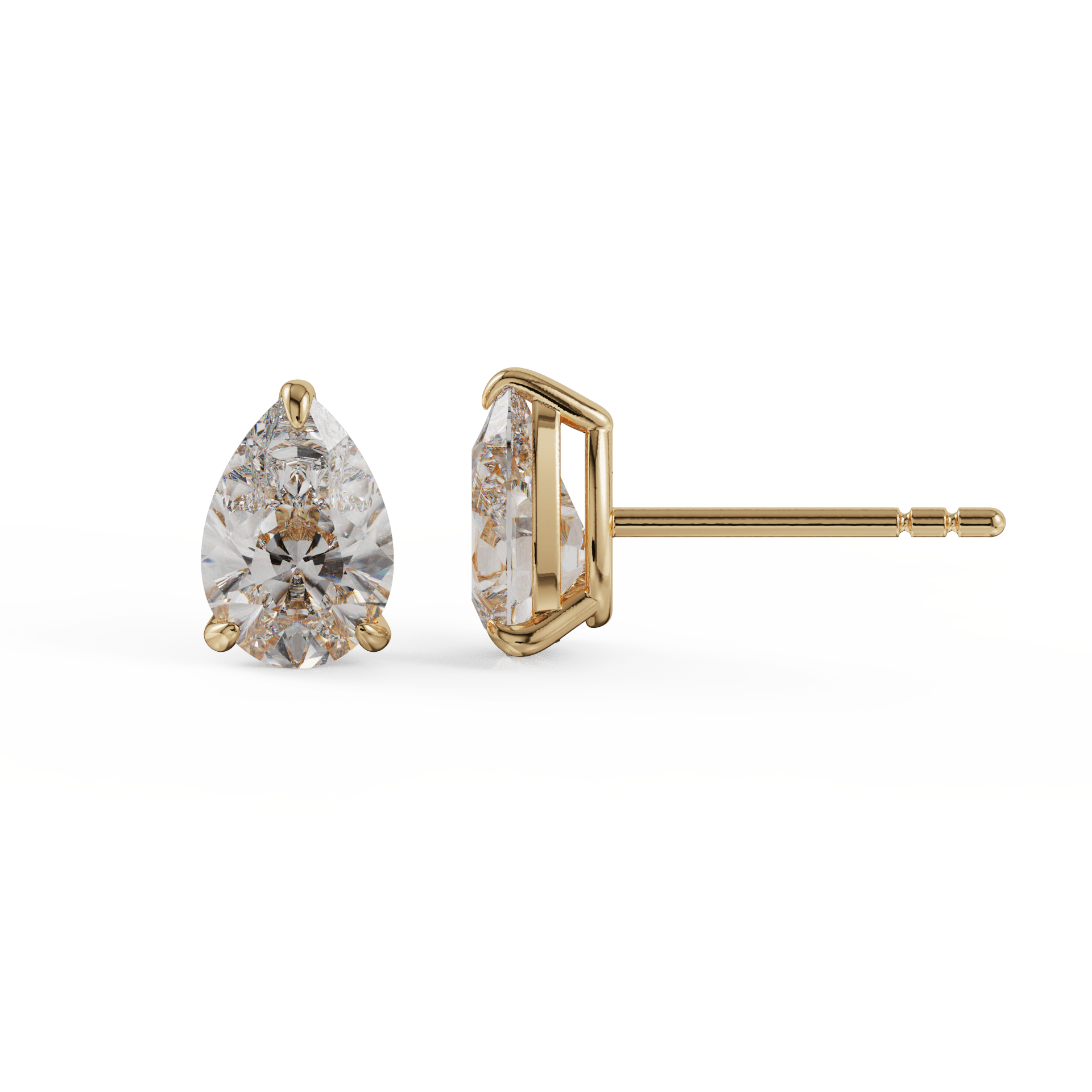 yellow gold - pear yellow gold - pear