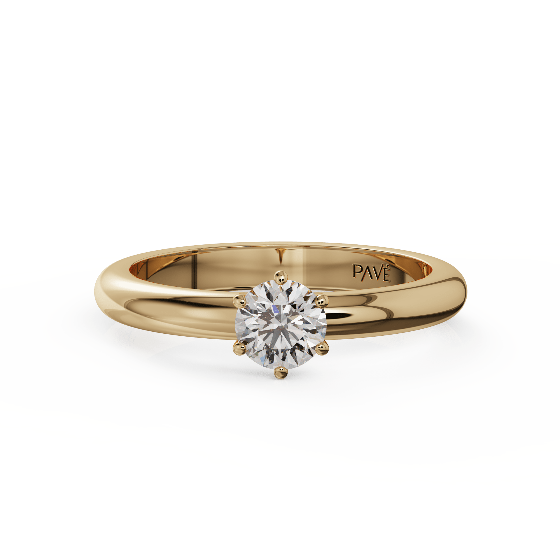 yellow gold - round yellow gold - round