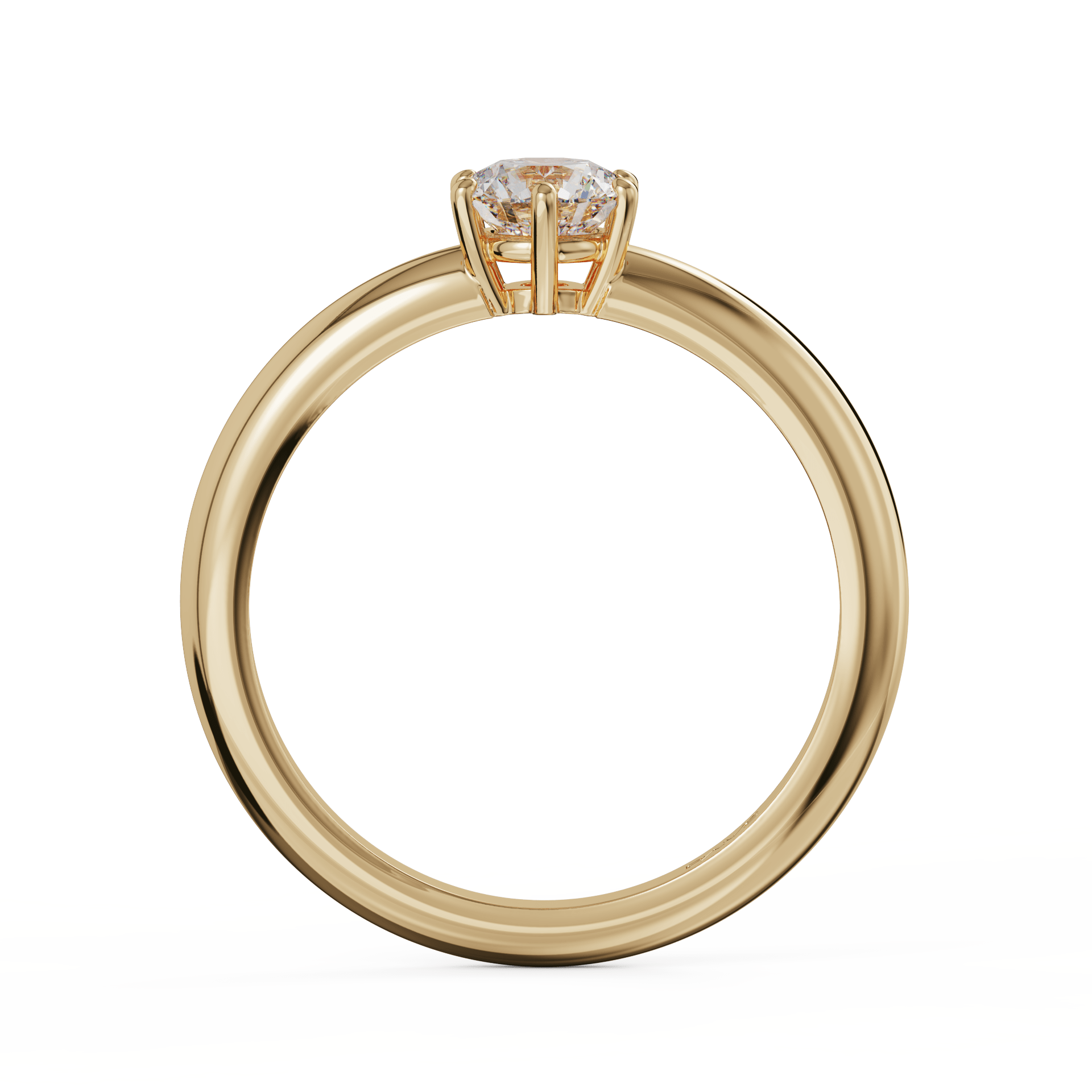yellow gold - round yellow gold - round