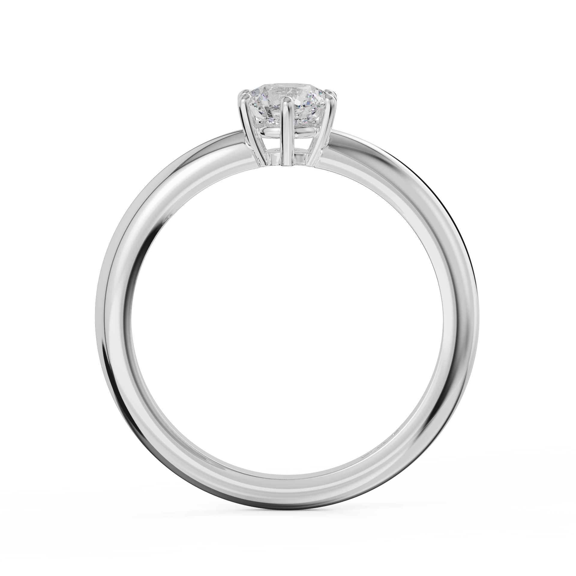 white gold - round white gold - round