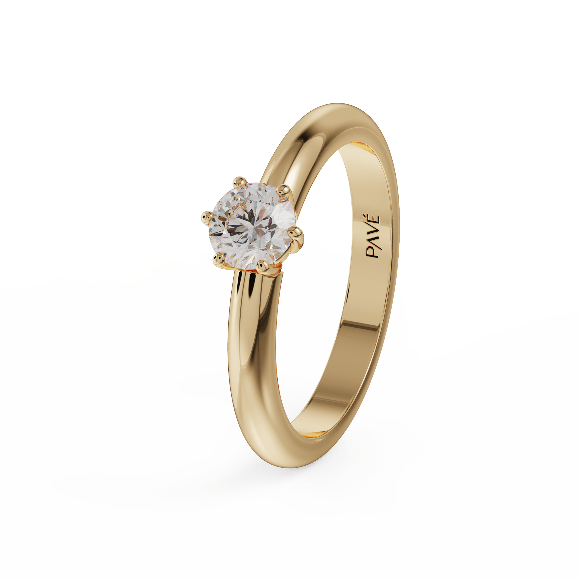 yellow gold - round yellow gold - round