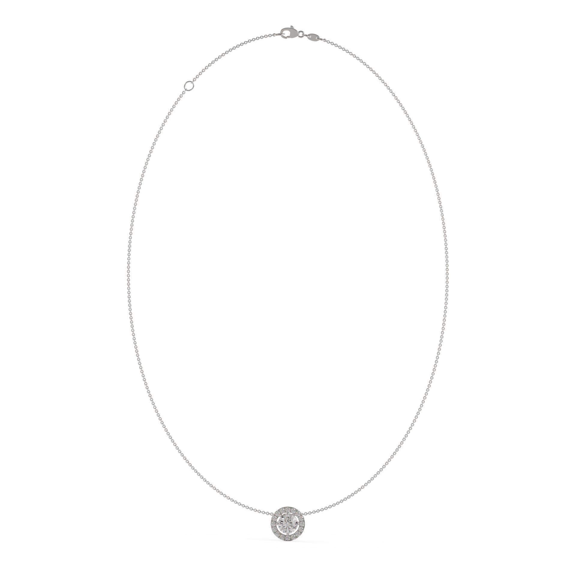 white gold - round white gold - round