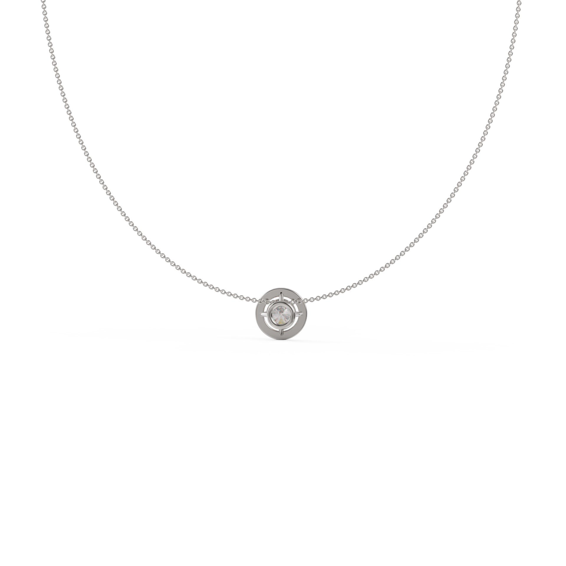 white gold - round white gold - round