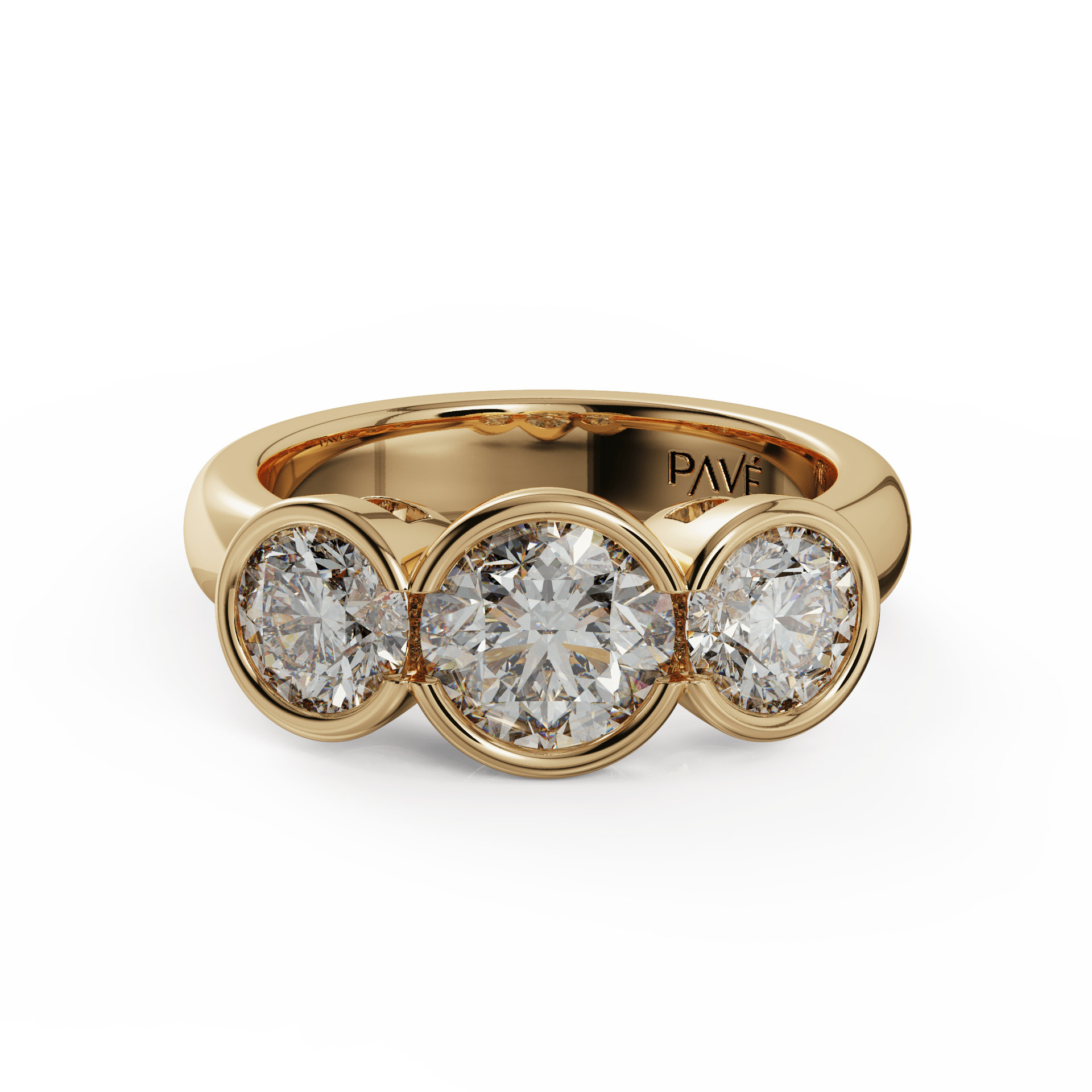 yellow gold - round yellow gold - round