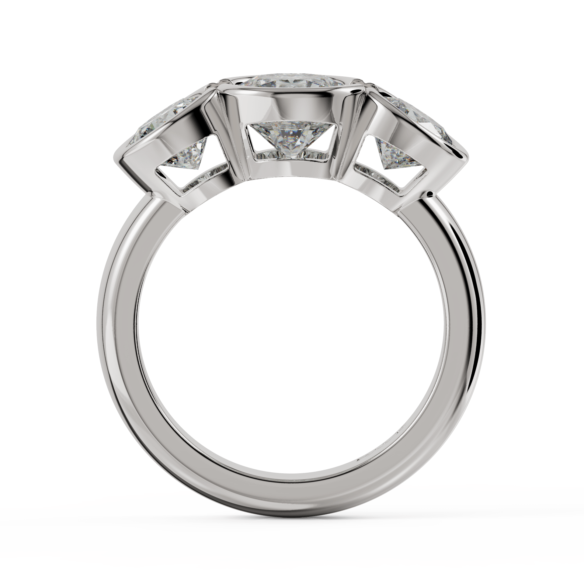 white gold - round white gold - round