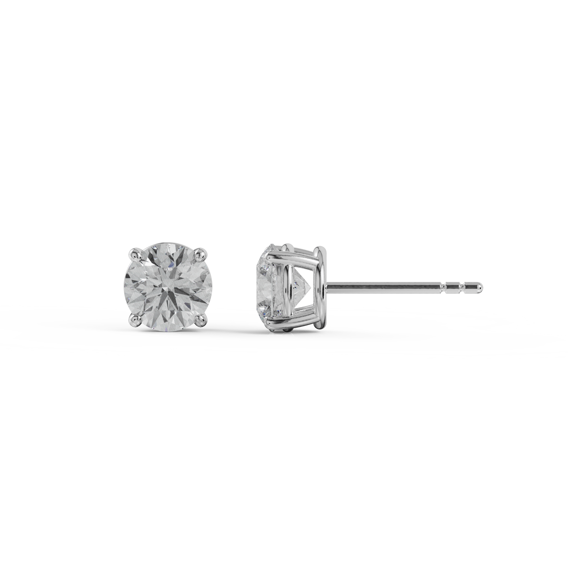 white gold - round white gold - round