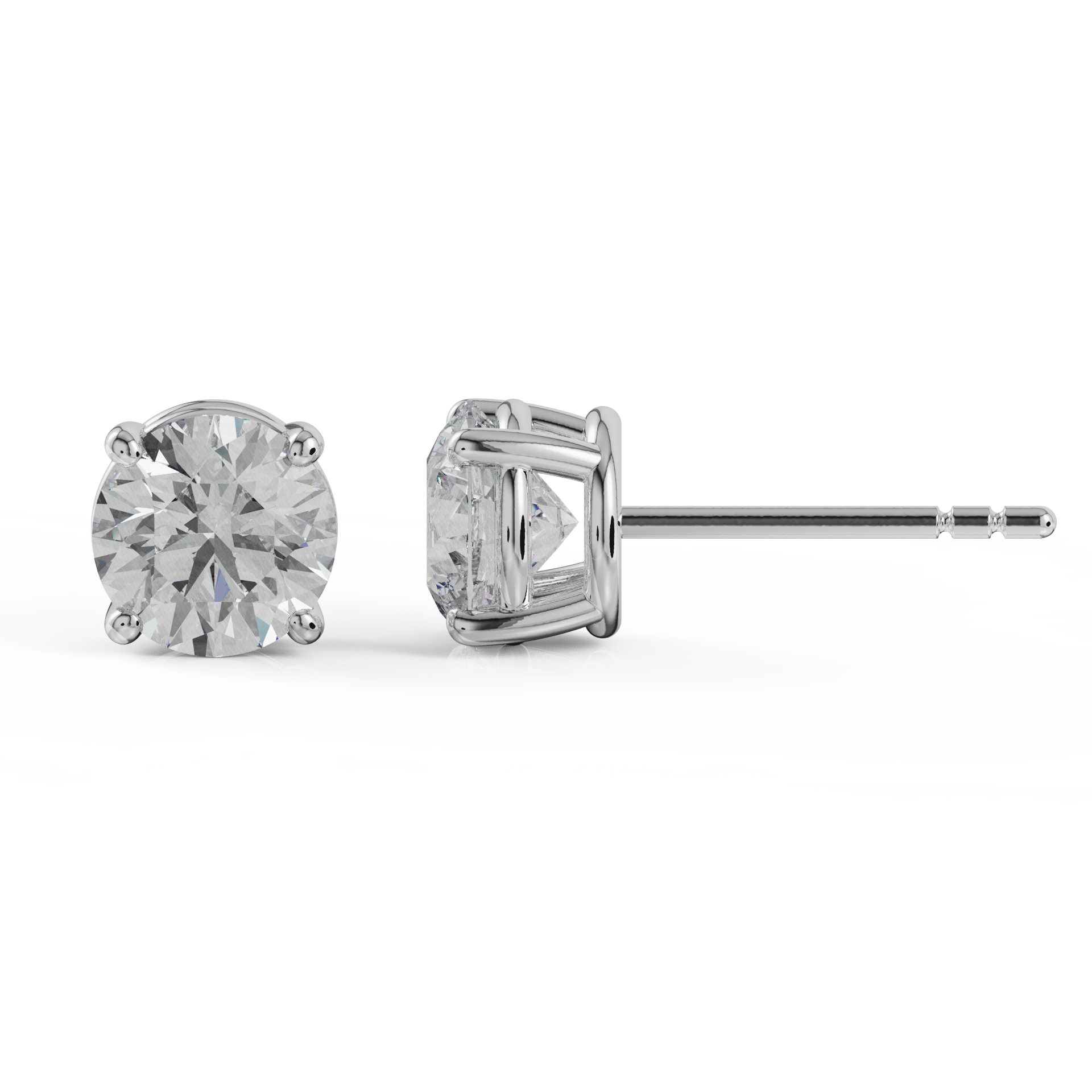 white gold - round white gold - round