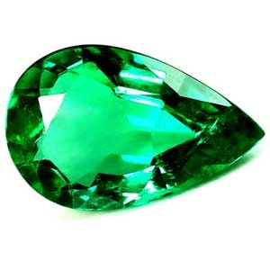 0.67 Karat Tropfen Form Emerald Gemstone 0.67 Karat Tropfen Form Emerald Gemstone