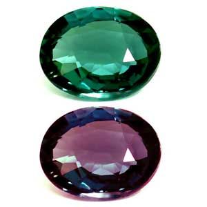 0.57 Karat Oval Form Alexandrite Gemstone 0.57 Karat Oval Form Alexandrite Gemstone