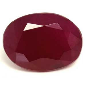 1.26 Carat Ovale Formulaire Ruby Gemstone 1.26 Carat Ovale Formulaire Ruby Gemstone