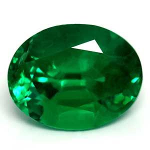 2.86 Karat Oval Form Emerald Gemstone 2.86 Karat Oval Form Emerald Gemstone