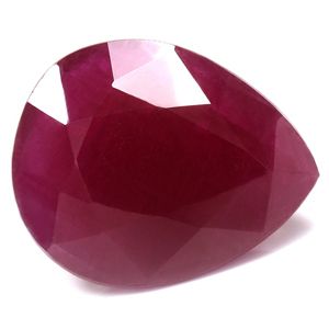 7.69 Karat Tropfen Form Ruby Gemstone 7.69 Karat Tropfen Form Ruby Gemstone