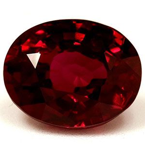 2.44 Karat Oval Form Ruby Gemstone 2.44 Karat Oval Form Ruby Gemstone