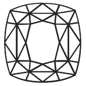Diamant im Cushion-Schliff Diamant im Cushion-Schliff