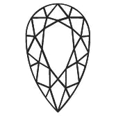 Diamant im Tropfenschliff Diamant im Tropfenschliff