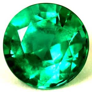 1.04 Karat Brillant Form Emerald Gemstone 1.04 Karat Brillant Form Emerald Gemstone