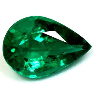 1.1 Carat Pear Shape Emerald Gemstone 1.1 Carat Pear Shape Emerald Gemstone