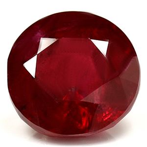 2.03 Karat Brillant Form Ruby Gemstone 2.03 Karat Brillant Form Ruby Gemstone